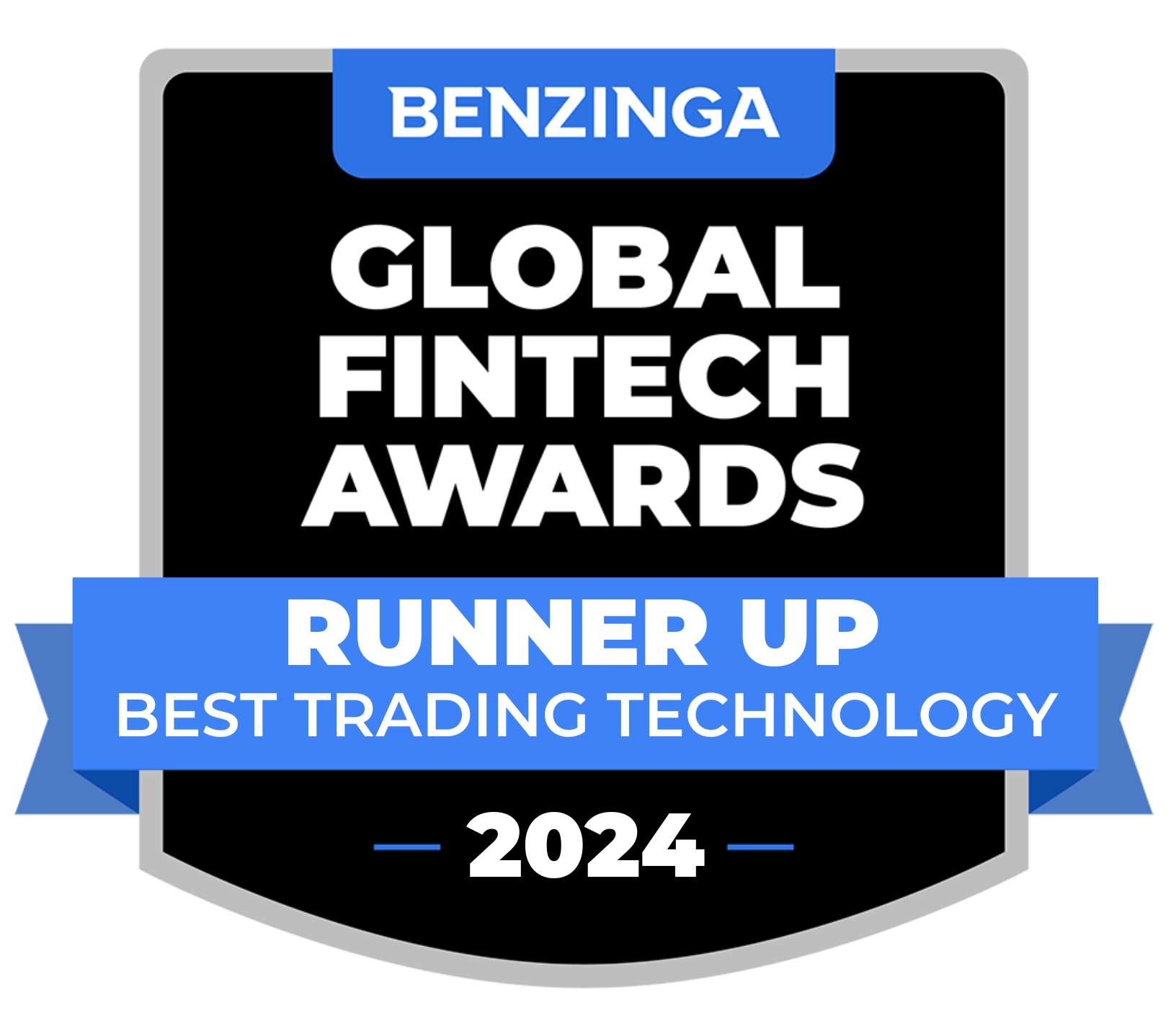 Benzinga 2024. Runner Up. Best Trading Tech.